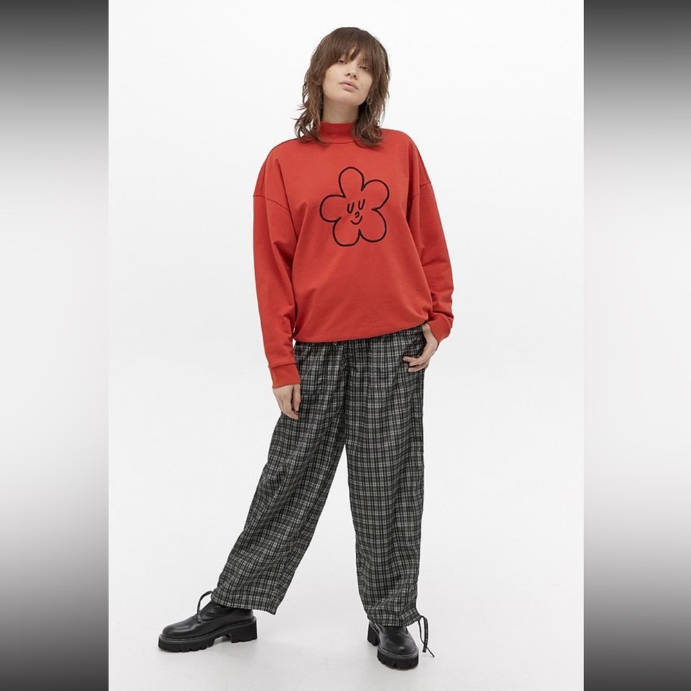 Lazy Oaf | Wallflower High Neck Sweatshirt | Medium - Picture 4 of 5